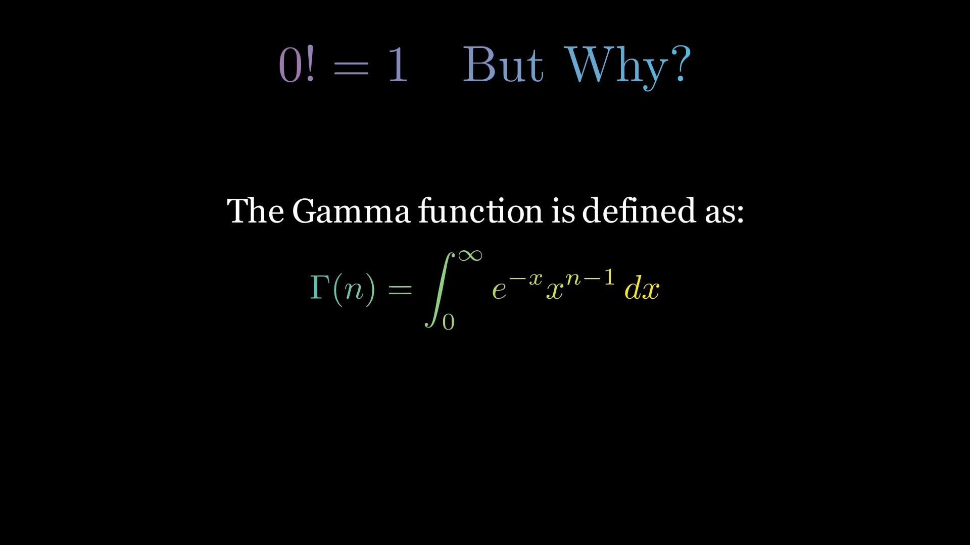 Gamma Function